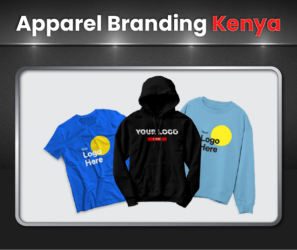 Branded apparel produced by VS Kenya Designs for Nairobi clients