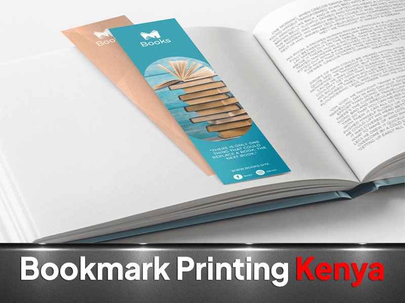 Bookmarks printing and branding in Nairobi by VS Kenya Designs