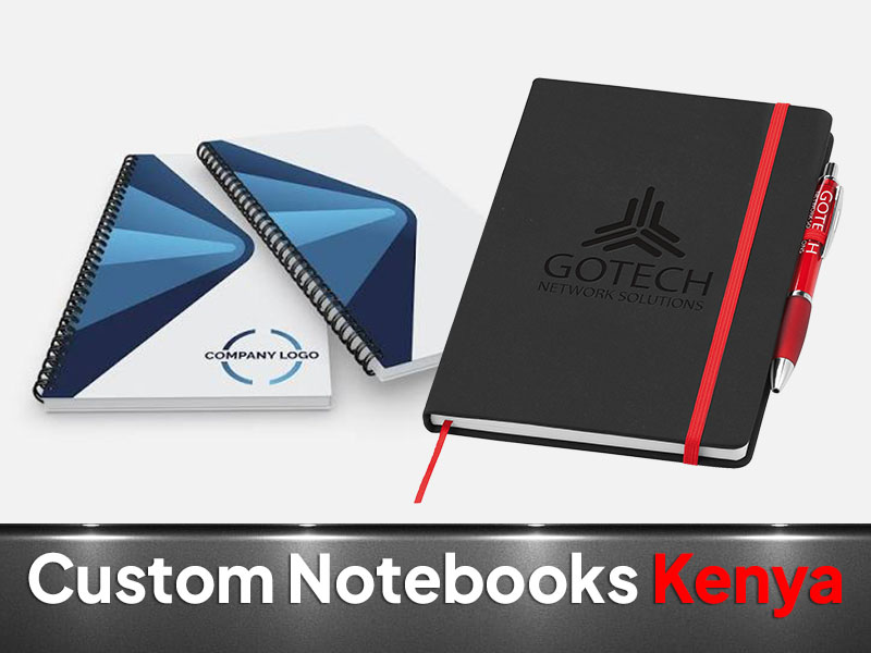 Branded Notebooks printing and branding in Nairobi by VS Kenya Designs