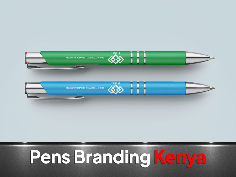Branded Pens printing and branding in Nairobi by VS Kenya Designs