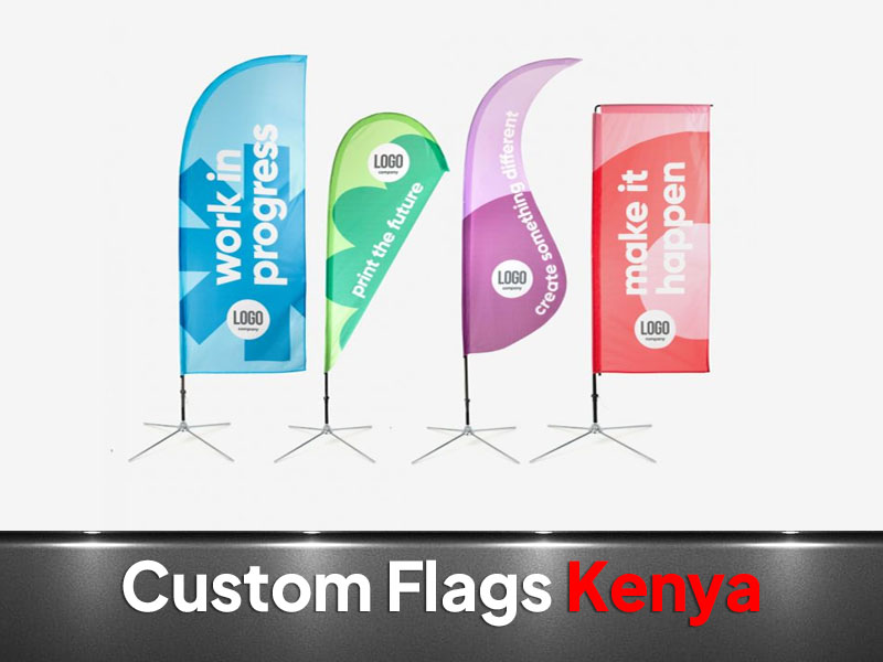 Custom Flags printing and branding in Nairobi by VS Kenya Designs