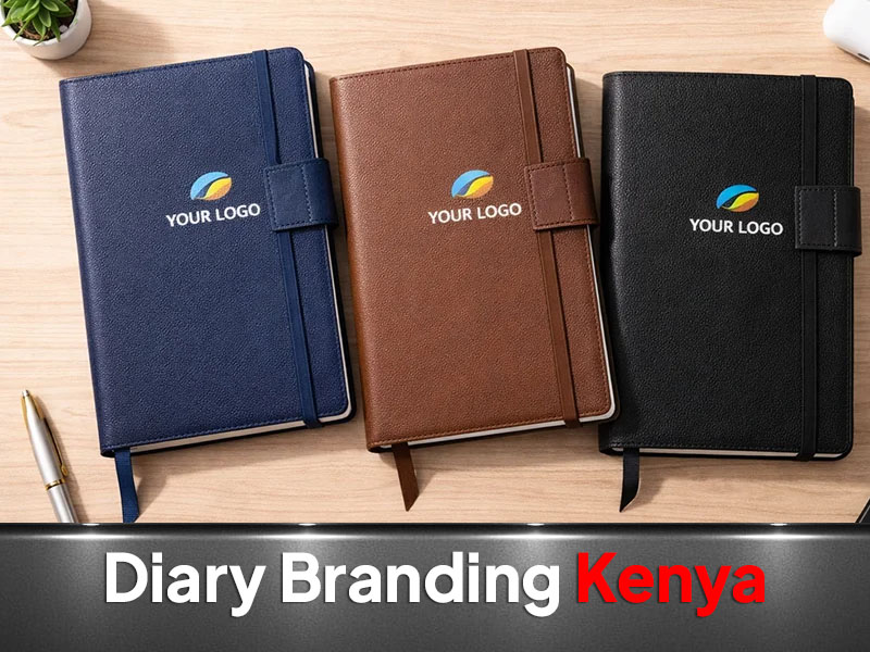 Diaries printing and branding in Nairobi by VS Kenya Designs