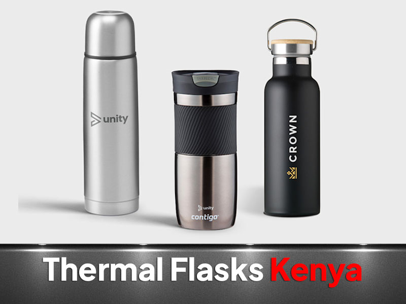 Thermal Flasks printing and branding in Nairobi by VS Kenya Designs