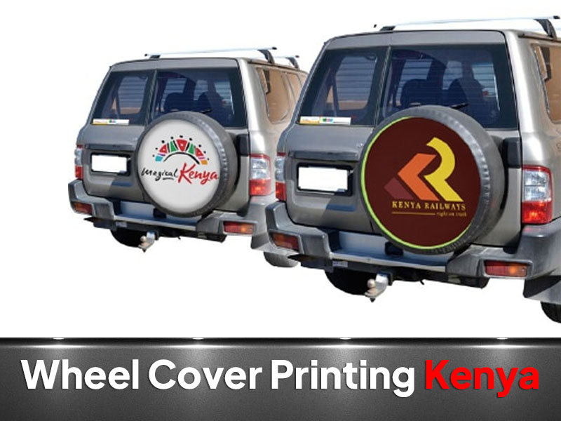 Wheel Cover Printing printing and branding in Nairobi by VS Kenya Designs